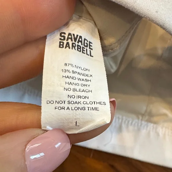 Savage Barbell Halter Sports Bras - Picture 3 of 5